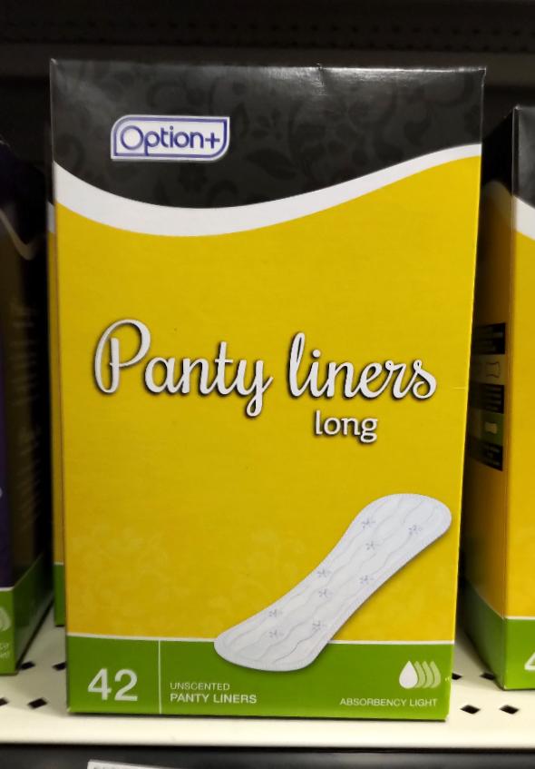 OPTION+ PANTY LINERS LONG 42