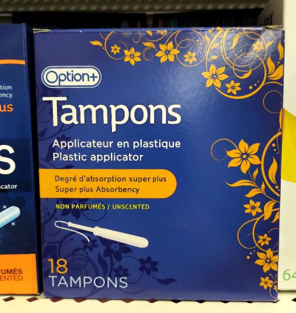 OPTION+ TAMPONS SUPER PLUS