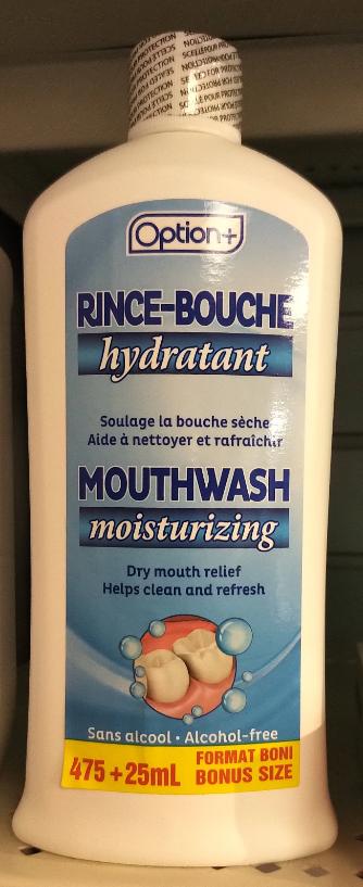 OPTION+ MOUTH WASH MOISTURIZING 475+25ML