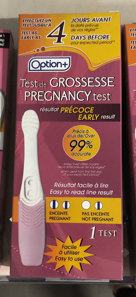 OPTION+ PREGNANCY TEST EARLY 1
