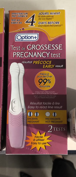 OPTION+ PREGNANCY TEST EARLY 2