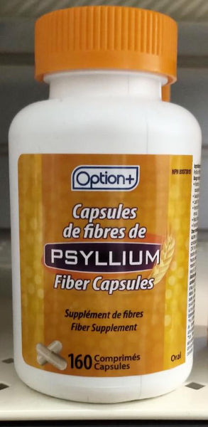 OPTION+ Psyllium Fiber Capsules