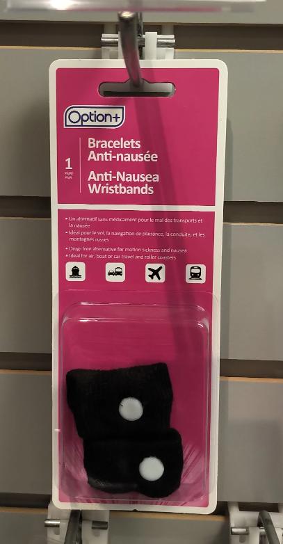 OPTION+ ANTI-NAUSEA WRISTBAND