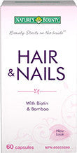NATURE'S BOUNTY HAIR/NAILS CAPS 60'S - Queensborough Community Pharmacy