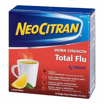 NEO CITRAN ULTRA STRENGTH TOTAL FLU10'S - Queensborough Community Pharmacy