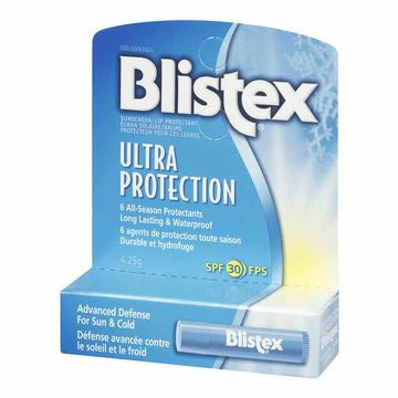 BLISTEX ULTRA PROTECT #6212 SPF 30 COUNTER DISPLAY 4.25G - Queensborough Community Pharmacy