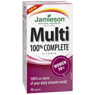 JAMIESON 100% COMPLETE MULTIVITAMINS WOMEN 50+90'S - Queensborough Community Pharmacy