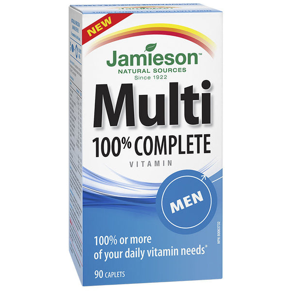 JAMIESON 100% COMPLETE MULTI MEN TABS 90'S - Queensborough Community Pharmacy