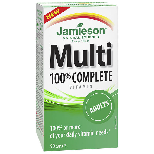 JAMIESON 100% COMPLETE MULTIVITAMINS ADULT 90'S - Queensborough Community Pharmacy