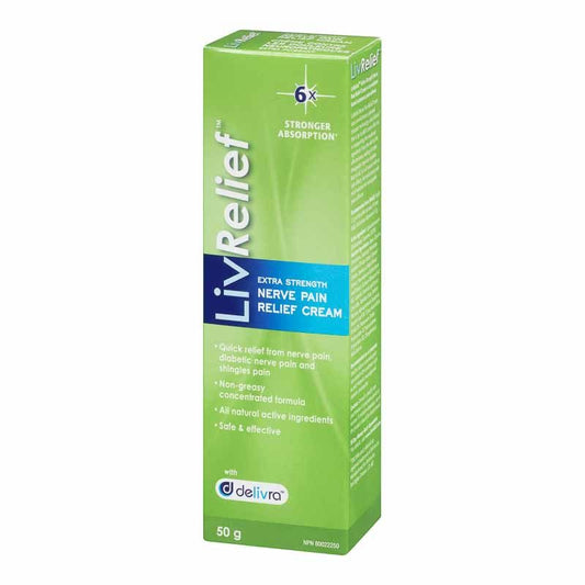 LIVRELIEF NERVE PAIN RELIEF CREAM 50G - Queensborough Community Pharmacy