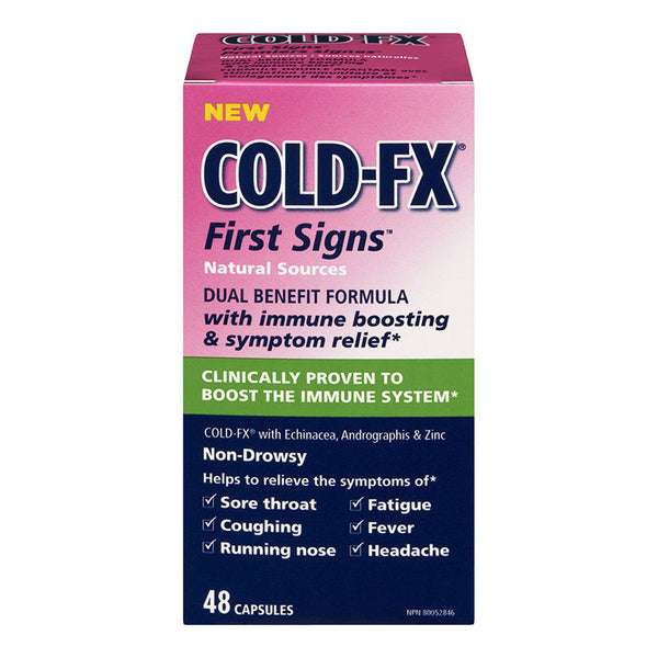 COLD-FX FIRST SIGNS CAPS 48'S - Queensborough Community Pharmacy