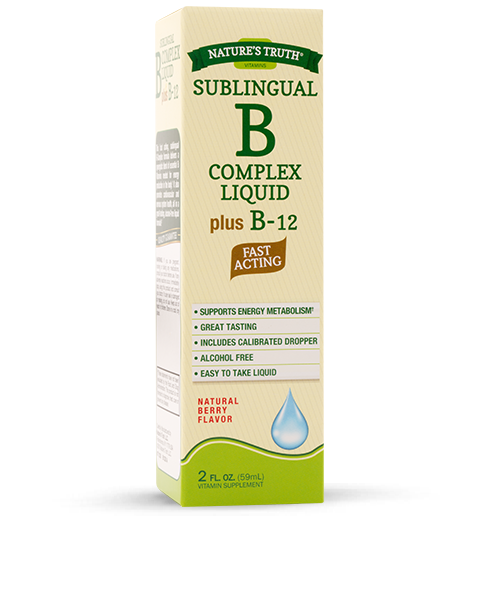 NATURE'S TRUTH B COMPLEXE+B12 LIQ 2OZ