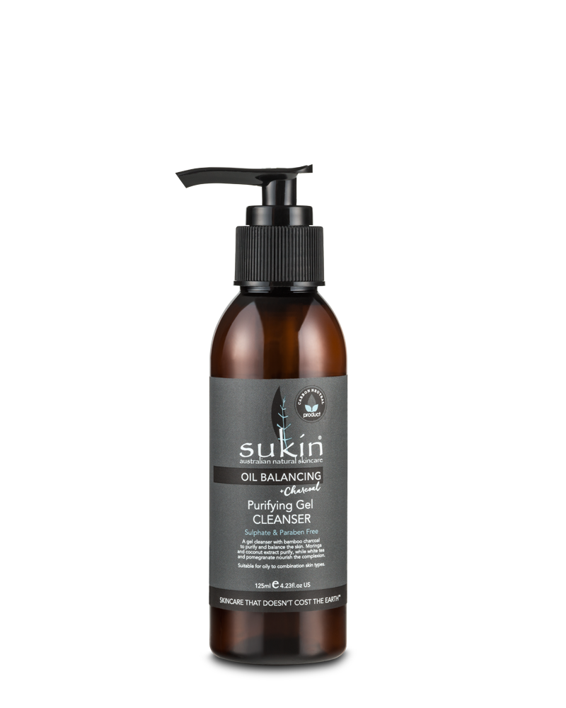 SUKIN OIL BALANCING PURIFYING GEL CLEANSER 125ML - Queensborough Community Pharmacy