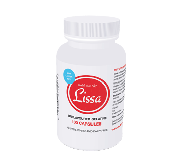 LISSA GELATINE CAPSULES 100'S