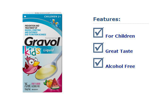 GRAVOL LIQUID CHILDREN 75ML - Queensborough Community Pharmacy