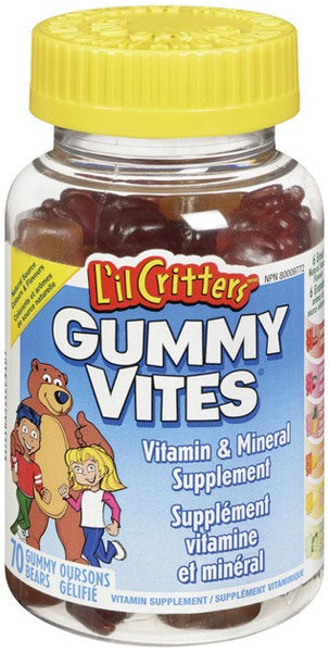 L'IL CRITTERS GUMMY VITES VITAMIN &MINERAL SUPPLEMENT 70'S - Queensborough Community Pharmacy