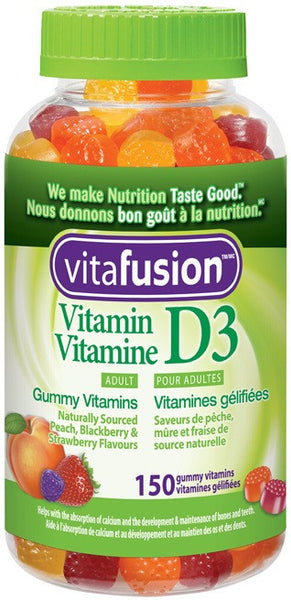 VITAFUSION - VITAMIN D 150'S - Queensborough Community Pharmacy