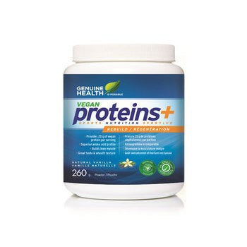 Vegan Proteins+ Vanilla Powder 260g - Queensborough Community Pharmacy