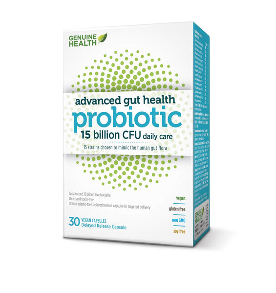 ADVANCED GUT HEALTH PROBIOTIC 15 BILLION CFU