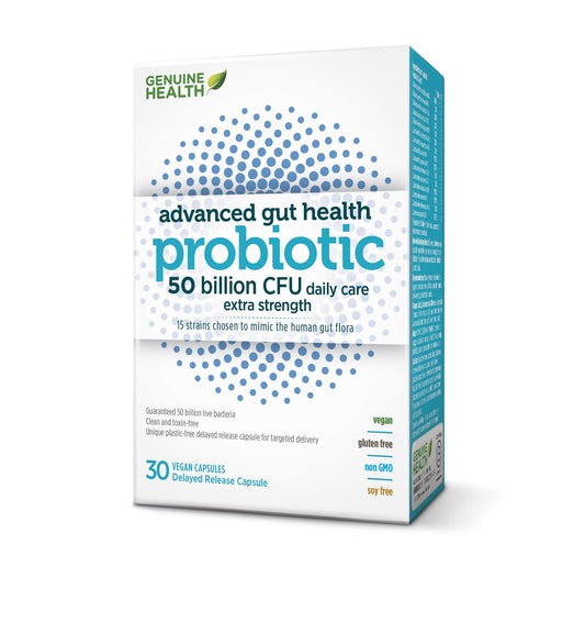 ADVANCED GUT HEALTH PROBIOTIC 50 BILLION CFU