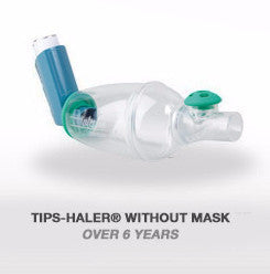 TIPS-HALER ISOBREA MOUTHPIECE SPACER VALVED HOLDING CHAMBER 1'S - Queensborough Community Pharmacy