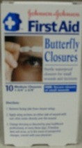 J&J BUTTERFLY CLOSURES 10'S - Queensborough Community Pharmacy