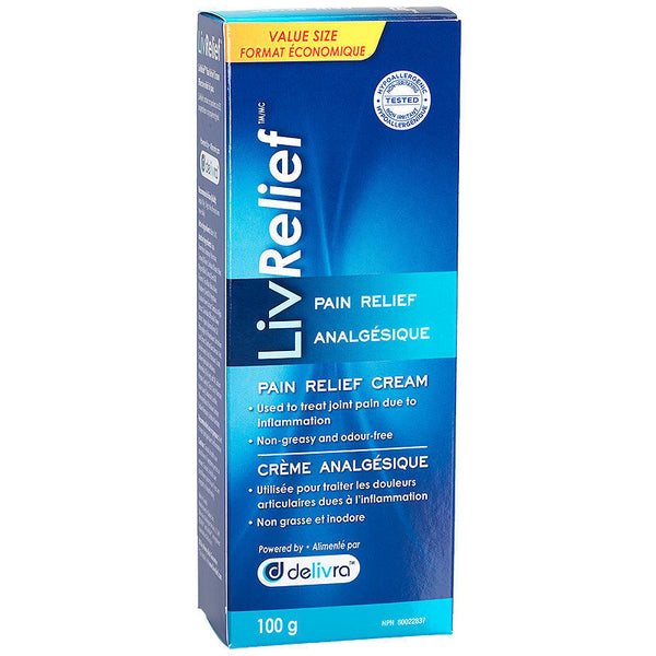 LIVRELIEF PAIN CREAM 100G - Queensborough Community Pharmacy