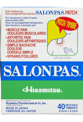 SALONPAS PATCH 40'S - Queensborough Community Pharmacy