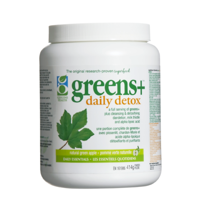 Greens+ Daily Detox Green Apple  Powder  414g - Queensborough Community Pharmacy