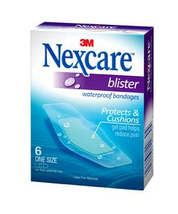 3M NEXCARE BLISTER WATERPROOF BANDAGE 1 SIZE 6's - Queensborough Community Pharmacy