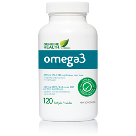 Omega3 1000mg 120 Softgels - Queensborough Community Pharmacy