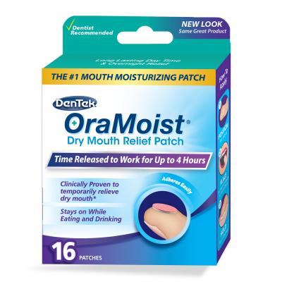 ORAMOIST DRY MOUTH PATCH 16'S