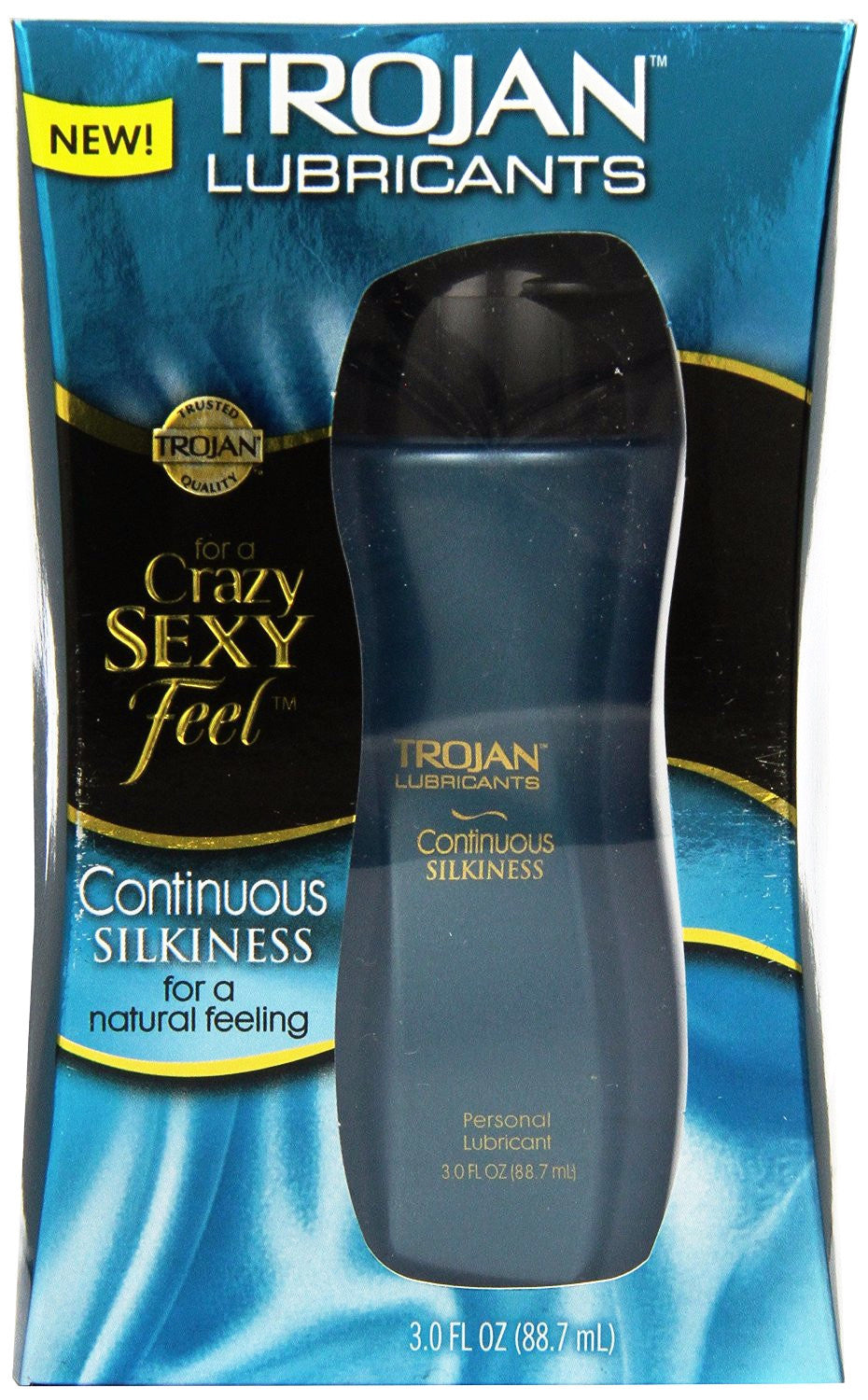 TROJAN CONTINUOUS SILKINESS LUB 88ML - Queensborough Community Pharmacy