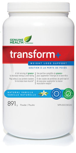 Transform+ Vanilla Almond Weight Loss Support 891g - Queensborough Community Pharmacy